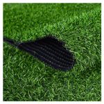 3x3m Army Green Artificial Grass Turf Rug with Natural Looking Carpet 20mm Height Super Dense Synthetic Fake Grass Rug Mat 1m, 1.5m, 2m, 3m & 4m Widths(Size:4x3m)