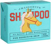 JR Liggett’s Natural Horse Shampoo Bar - Non-GMO, 100% Detergent-Free Formula Gently Deep Cleans and Supports Healthy Skin and Coat - Ideal for Dry, Itchy, or Sensitive Horses - 3.5 oz Bar