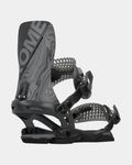 Rome Mens Katana Asymwrap Snowboard Binding - 2024/2025 Black | Large/X-Large