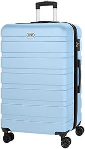 AnyZip Luggage PC ABS Hardside Lightweight Suitcase with 4 Universal Wheels TSA Lock Checked-Large 28 Inch LightBlue