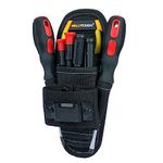 MELOTOUGH Small Tool Pouch with Belt Clip,Small Tool Holder Pouch, Min Work Organizer Tool Holster and Knife Holder with Hammer Holder