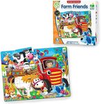 The Learning Journey My First Big Floor Puzzle – Farm Friends – 12Piece Toddler Puzzle (2 X 1.5') – Educational Gifts for Boys & Girls Ages 2 & Up