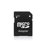 TCOS TECH MicroSD Micro SDHC to SD Memory Card Adapter Card Reader Converter - Black