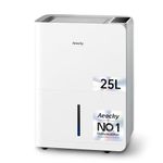 Max 25L Dehumidifier for Home, AEOCKY Applicable to 200m³ (50m²), Smart Compressor Dehumidifier with Drain Hose, for Drying Clothes, Bedroom, Bathroom, Basement