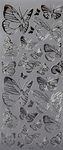 Anitas Outline Stickers, Butterfly, Silver, For Scrapbooking, Card Making, Kids Play, Homework, Art, Craft, Embelish, Decorative, Paper, Card, Glass, Metal, Plastic, Foam