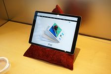 Techbed Maxi: Tablet & ebook reader Stand Bean Bag Cushion Holder for all devices inc 12.9”