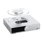 SMSL PL200T CD Player MQA-CD Digital Turntable Hi-Fi Decoder 32bit/768kHz DSD512 Optical/Coaxial/I²S/AES Output Professional Clock Input Home/Studio Audio System Transparent Dust Cover