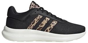 adidas Women's LITE Racer 4.0 Shoes, core Black/Magic Beige/Off White, 7.5 UK