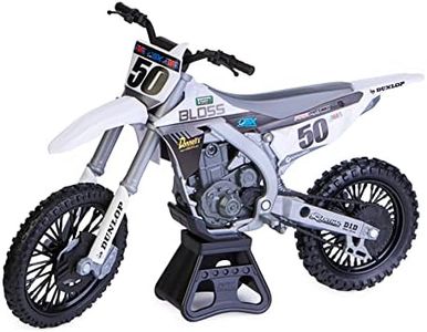 Supercross, Authentic Benny Bloss 1:10 Scale Collector Die-Cast Motorcycle Replica with Display Stand