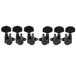 Musiclily Pro 3L3R Guitar Locking Tuners Tuning Pegs Keys Machine Heads Set for Epiphone Les Paul Style Electric Guitar or Acoustic Guitar, Black