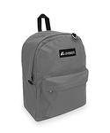 Everest Luggage Classic Backpack, Dark Gray, One Size