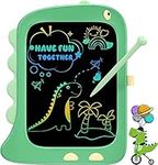 TEKFUN Kids Toys for 3 4 5 6 Year Old Boys Girls, 8.5inch LCD Writing Tablet Kids Drawing Tablet, Dinosaur Toys Drawing Pad for 3 4 5 6 Year Old Boy Girl Birthday Christmas Gifts (Green)