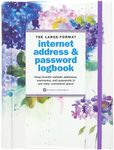 Hydrangeas Large-Format Internet Address & Password Logbook