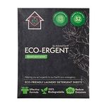 Adored Earth Laundry Detergent Sheets | 32 Eco Friendly Laundry Sheets in Recyclable A5 Envelope I Replaces Washing Powder, Washing Pods, Travel Wash and Travel Washing Detergent. (Ocean Mist)