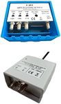 Vsnetwork 40dB TV Aerial Amplifier Kit + 12V 100mA 5G Adjustable Blue