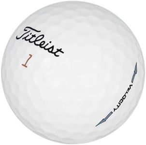 LostGolfBalls - 100 Titleist Velocity Golf Balls in Near Mint Condition, AAAA Quality, Recycled Used Golf Balls, Best Value Golf Balls, White