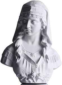 XMGZQ 11.4 Inch Roman Bust,Greek Goddess Statue,Large Classic Roman Bust Greek Mythology Decor Gifts,Greek Bust Sculpture for Home Decor,Used for Sketch Practice Aesthetics Statues and Sculptures