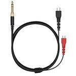 kwmobile Headphone Cable Compatible with Sennheiser HD25 / HD560 / HD540 / HD480 / HD430 / HD414 / HD250 - Replacement Cord for Headphones - Black