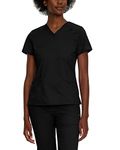 Landau Women's Modern V Neck Tunic - Black - X-Large
