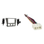 Metra 95-8901 Double DIN Dash Kit + 70-8901 Radio Wiring Harness for Subaru 2005-2009 (Legacy and Outback)