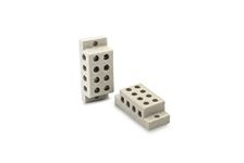 GLOBOMOTIVE 4 Way Porcelain Ceramics Terminal Blocks- 15 A 230 V High Temperature Connectors for Electric Wire Cable, Pack of 10