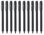 Pentel Energel - Roller Gel Pen Set - Pack of 10 (0.5mm Black)