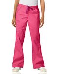 WonderWink Women's Wonderflex Grace Scrub Pant, Hot Pink, Medium/Petite