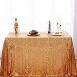 nanbowang Gold Sequin Tablecloth Gl
