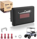 10L0L Golf Cart Battery Meter 48V LED Battery Power Indicator, Compatible with Lead Acid Battery Powered Golf Cart for Yamaha, for Club Car, for EZGO, Lift, Lawn Mower, Leaf Trimmer, Motorhome etc.