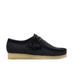 Clarks Men's Wallabee Oxford, Black Mesh, 8