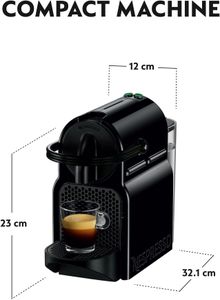 Nespresso Inissia Coffee Machine – Black Compact Espresso Maker