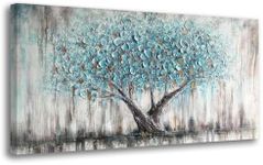 Arjun Tree Wall Art Teal Blue Natur