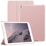 JETech Case for iPad Air 2 9.7 Inch (2014 Model, 2nd Generation), Protective Hard Back Shell Soft-Touch Tablet Stand Cover, Auto Wake/Sleep (Rose Gold)