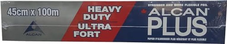 Alcan Heavy Duty Aluminium Foil (45 cm x 100 M), 1 Count