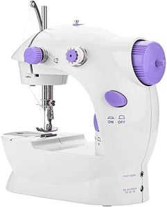 Mini Automatic Portable Electric Sewing Machine Compact Double Speeds Control Double Thread Electric Household Sewing Machine