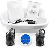 Ionic Detox Foot Bath Machine, Personal Ionic Foot Cleanse Ionic Foot Bath SPA Machine for Home Beauty Salon Spa with Basin,100 Liners and Two Round Arrays