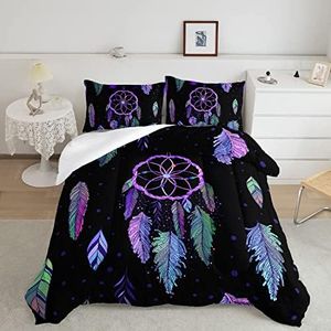 BailiPromise Bedding Comforter Set,Dream Catcher Print Comforter Bedding Set for Boys Girls with 1 Comforter and 2 Pillowcases All Season(Dream Catcher) Twin 68x86''