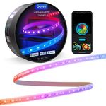 Govee RGBIC LED Strip Lights M1 with Matter, 6.56ft WiFi LED Lights for Cabinet, TV, Bedroom, Halloween, Smart LED Lights Work with Apple Home, Alexa, Google Assistant and SmartThings