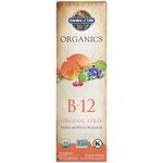 Garden of Life B12 Vitamin - mykind Organic Whole Food B-12 for Metabolism and Energy, Raspberry, 2oz Liquid