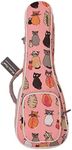 MUSIC FIRST cotton 21“ Soprano MISS CAT ukulele case ukulele bag ukulele cover New Arrial Original Design Best Christmas Gift!