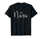 Nana For Women Grandma Christmas Mother's Day Grandparents' T-Shirt