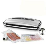 FoodSaver Food Vacuum Sealer System with Compact Design and Handheld Accessory, Includes Assorted Vacuum Bags, FFS015