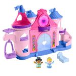 Fisher-Price Little People Toddler Playset Disney Princess Magical Lights & Dancing Castle Musical Toy with 2 Figures for Ages 18+ Months, HND55