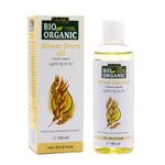 INDUS VALLEY BIO ORGANIC Cold Pressed Wheat germs Carrier Oil - 100% Pure and Natural- Suitable for All Skin Types Pure Oil, Use for Hair Care, Skin Care (100ml)