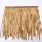 1.65X3.3ft Grass Runner Material Decorations Waterproof, Thatch Roofing Tiles Rolls Duck Blind Boat Blinds Raffia Grass Hut, Palm Thatch Rolls Duck Boat Blinds Straw Roof for Umbrella Covers Mini Bar