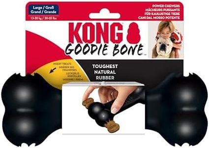 KONG - Extreme Goodie Bone - Durable Rubber, Teeth and Gum Cleaning Dog Toy - for X-Large Dogs
