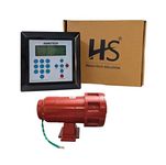 Hanutech Multipurpose Automatic School Bell Timer with 220V AC Industrial Siren 1KM Loud Hooter Sound for Factories & Industries