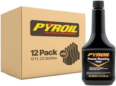 Pyroil Power Steering Fluid, Helps Reduce Whining & Wear, Conditions Seals and Hoses, for Approved Power Steering Systems, 12 FL Oz (Pack of 12) Not for use in Honda & Acura Vehicles