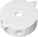 Greenfield Made in The U.S.A. RB25WS Series Weatherproof Electrical Outlet Box, White