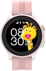 TrackMe Bold 4G Smart Watch for Kids GPS/LBS and WiFi Tracking Waterproof Smartwatch with Video Call Phone Watch (Pink)